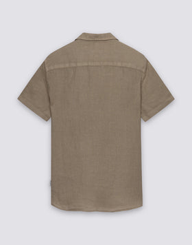 MEN'S SHORT-SLEEVED LINEN SHIRT