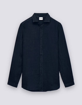 CAMICIA DA UOMO IN LINO TINTO CAPO