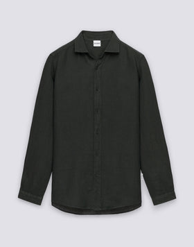 CAMICIA DA UOMO IN LINO TINTO CAPO