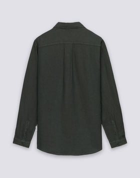 MEN'S GARMENT-DYED LINEN SHIRT