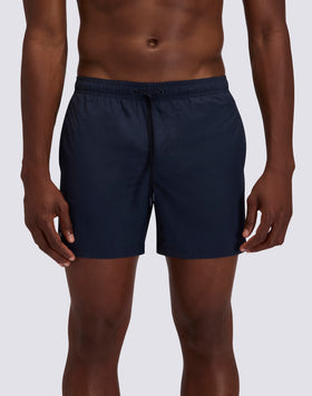 GOLDENWAVE MEN'S SHORT SWIMSUIT WITH ELASTIC WAIST, SOLID COLOR, NYLON TASLAN, COTTON TOUCH