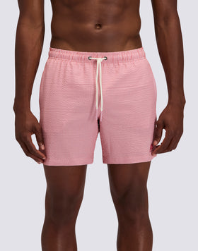 MAILLOT DE BAIN MILIEU À TAILLE ÉLASTIQUE POUR HOMME GOLDENWAVE, À RAYURES TEINTES EN FIL