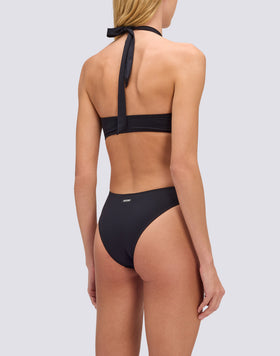 WOMEN'S CUT-OUT ONE-PIECE SWIMSUIT WITH SHELL DETAIL