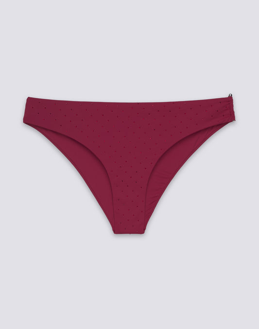 BAÑADOR DE CASA REGULAR FIT CON STRASS