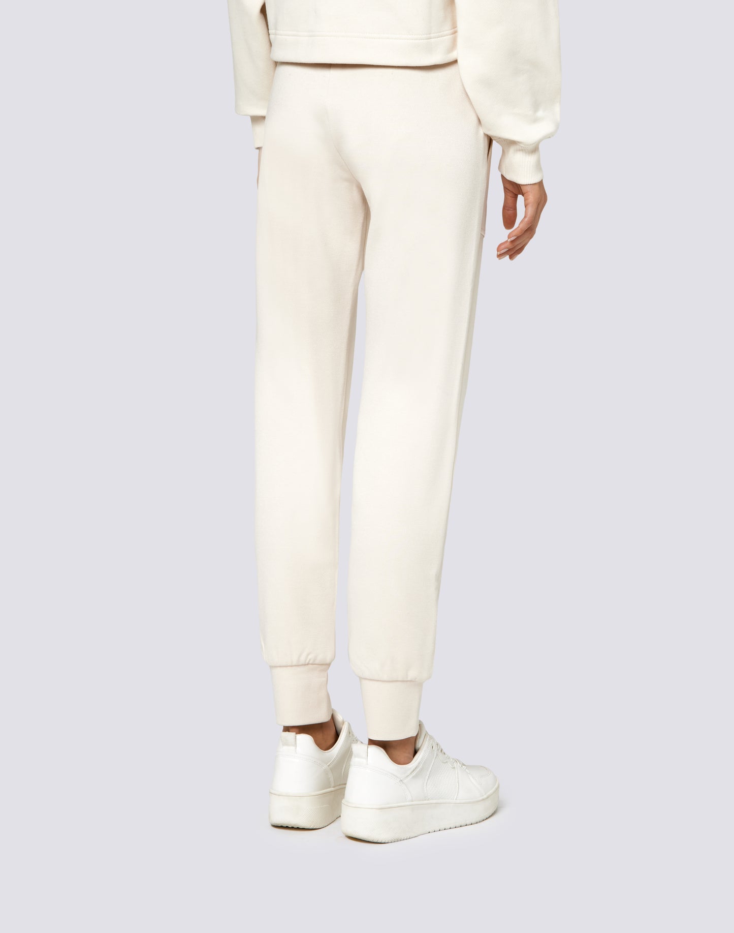 DEBRA STRAIGHT CUT TROUSERS WITH ELASTICATED CUFFS