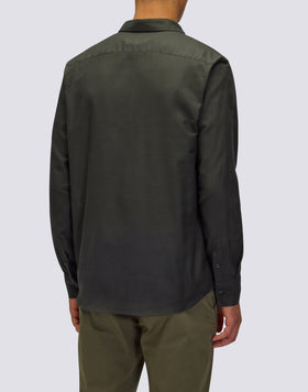 CHEMISE HOMME À MANCHES LONGUES EN GABARDINE DE COTON