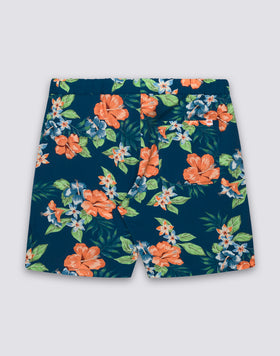 MEN'S PRINTED VISCOSE POPLIN WALKSHORT