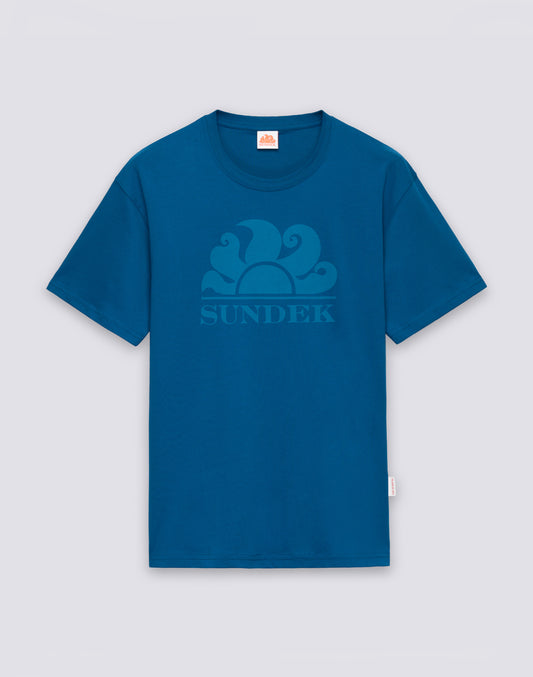 ROUND NECK T-SHIRT WITH LOGO PRINT