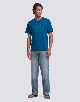 ROUND NECK T-SHIRT WITH LOGO PRINT