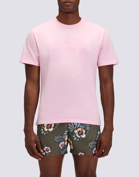 T-SHIRT UOMO A MANICHE CORTE CON LOGO