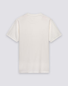 CAMISETA NEW DEY DE CUELLO REDONDO TEÑIDA EN PIEZA CON LOGOTIPO