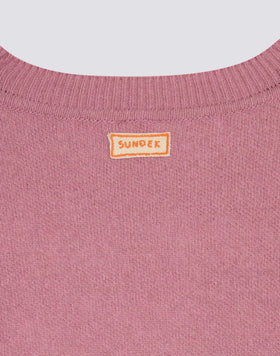 JERSEY DE CUELLO REDONDO UNISEX CON MOTIVO ASTRÁCTICO JACQUARD