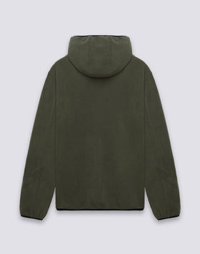 MEN'S FULL ZIP FLEECE JACKET WITH HOOD