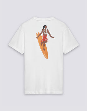 CAMISETA DE CUELLO REDONDO PARA HOMBRE CON ESTAMPADO Y BORDADO