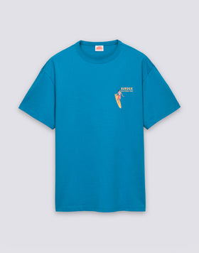 MEN'S CREW NECK T-SHIRT WITH PRINT AND EMBROIDERY