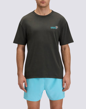 CAMISETA DE CUELLO REDONDO PARA HOMBRE CON ESTAMPADO Y BORDADO SUNDEK CALIFORNIA 1958