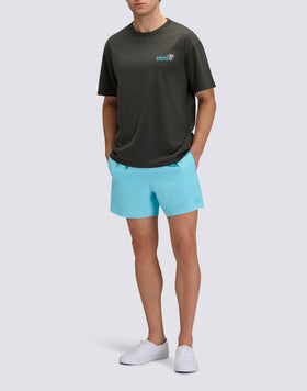 CAMISETA DE CUELLO REDONDO PARA HOMBRE CON ESTAMPADO Y BORDADO SUNDEK CALIFORNIA 1958