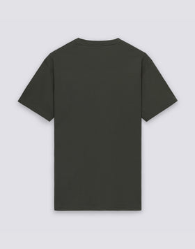 CAMISETA DE CUELLO REDONDO PARA HOMBRE CON ESTAMPADO DEL LOGOTIPO VERTICAL