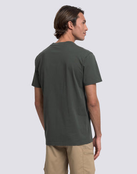 CAMISETA DE CUELLO REDONDO PARA HOMBRE CON LOGOTIPO EN RELIEVE