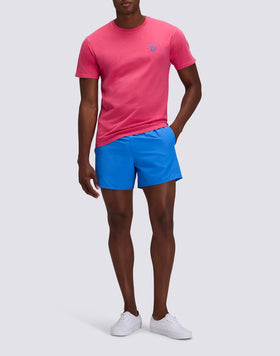 CAMISETA DE CUELLO REDONDO PARA HOMBRE CON BORDADO DE PALMINA