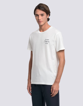 CAMISETA DE CUELLO REDONDO PARA HOMBRE CON BORDADO SUNDEK CALIFORNIA 1958