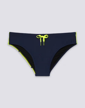 LEONARDO BEACH SWIM SHORTS WITH LOGO PRINT