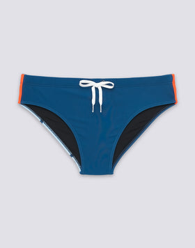 BAÑADOR LEONARDO CON ESTAMPADO DEL LOGOTIPO EN GRADACIÓN