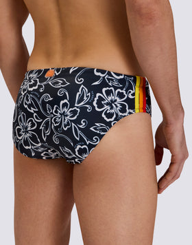 Bañador de DiWalter con estampado Archive Hibiscus