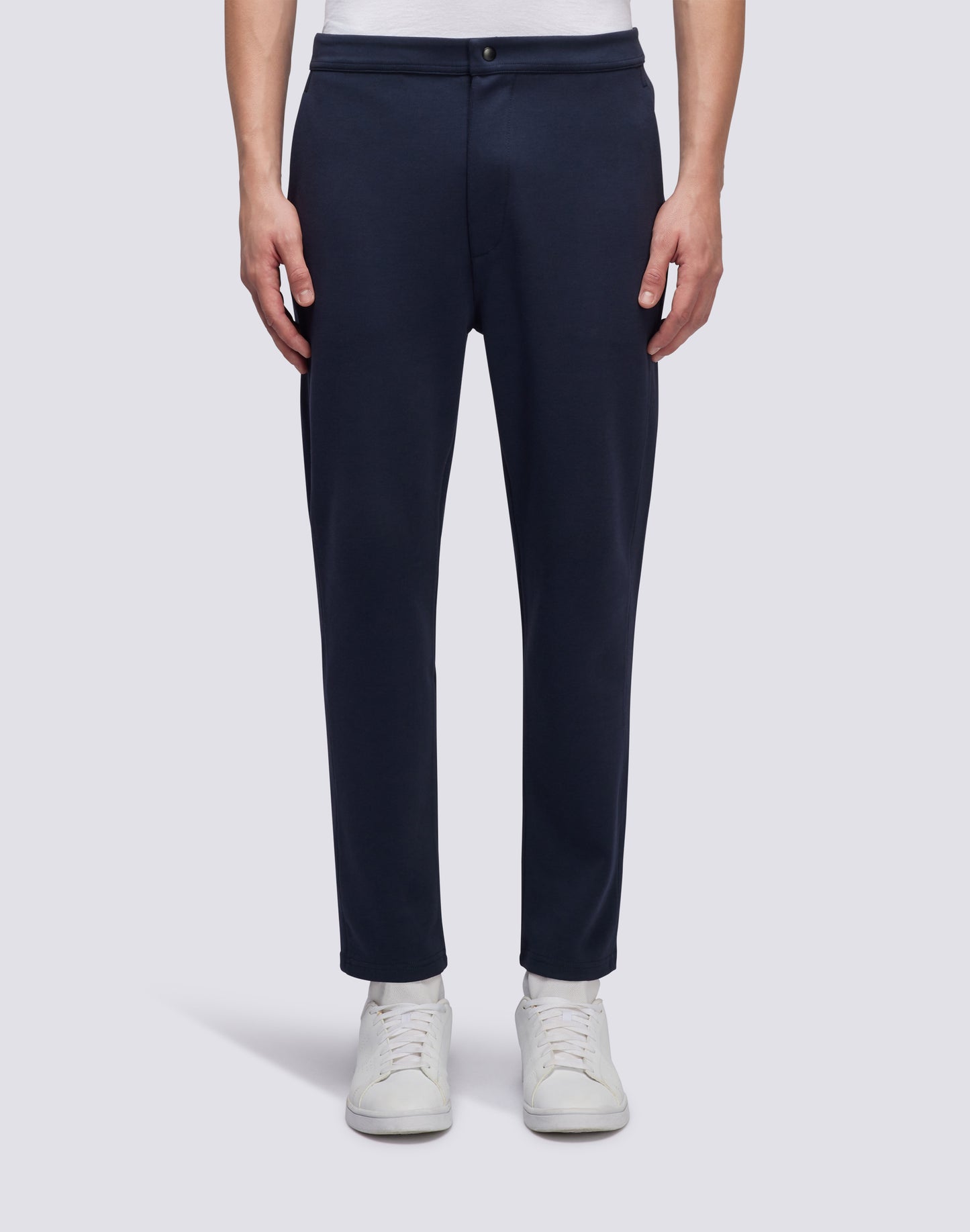 PANTALON À TAILLE SEMI-ÉLASTIQUE