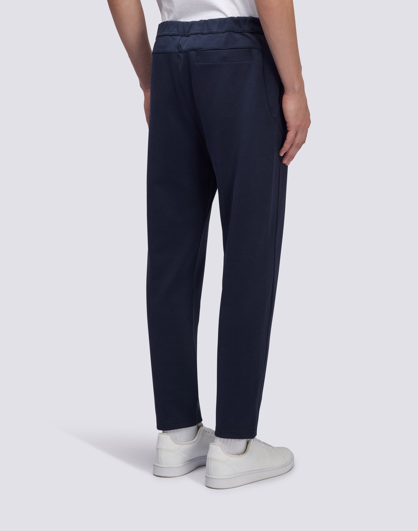 SEMI-ELASTICATED WAIST TROUSERS