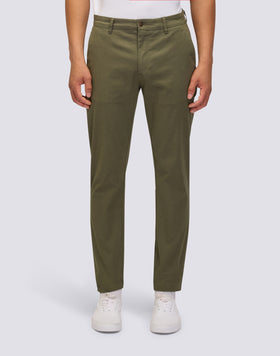 PANTALONI CHINO IN TWILL STRETCH
