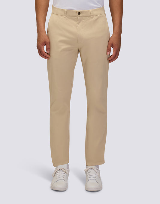 TWILL STRETCH CHINO TROUSERS