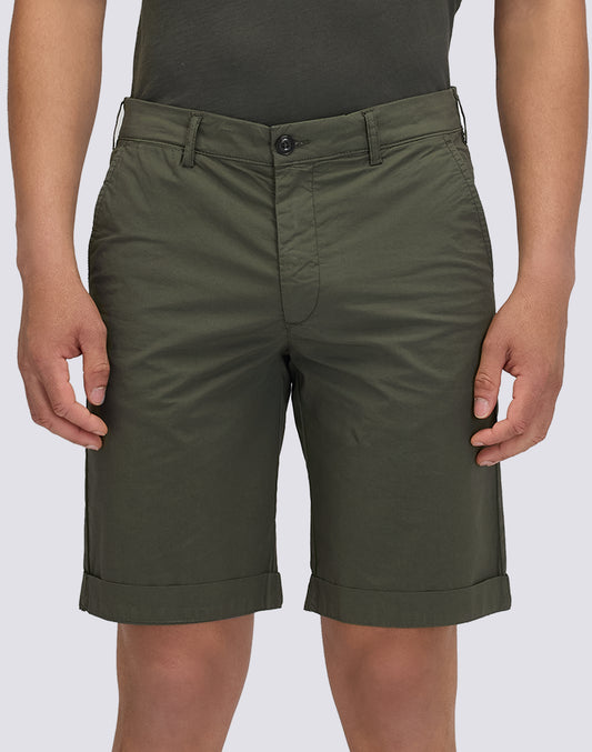 MEN'S GARMENT-DYED STRETCH POPLIN WALKSHORT