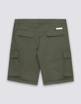 MEN'S GARMENT-DYED STRETCH POPLIN CARGO WALKSHORT