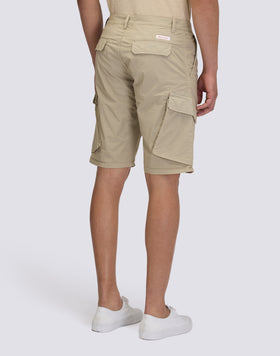 WALKSHORT CARGO UOMO TINTO CAPO IN POPELINE STRETCH