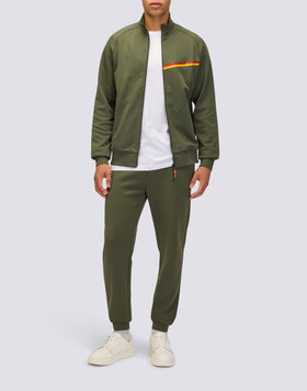 PANTALON HOMME À TAILLE ÉLASTIQUE EN INTERLOCK RECYCLÉ