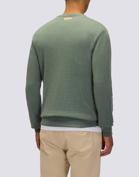 JERSEY DE CUELLO REDONDO PARA HOMBRE EN MEZCLA DE LANA