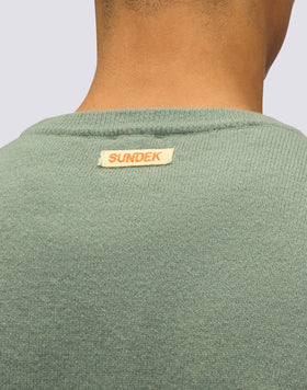 JERSEY DE CUELLO REDONDO PARA HOMBRE EN MEZCLA DE LANA