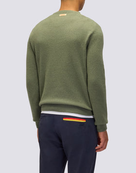 MAGLIONE UOMO A GIROCOLLO IN MISTO LANA