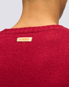 MAGLIONE UOMO A GIROCOLLO IN LANA MERINO E CACHEMIRE