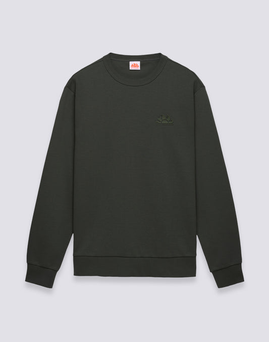 SUDADERA DE CUELLO REDONDO PARA HOMBRE DE ALBORNOZ DE ALGODÓN RECICLADO