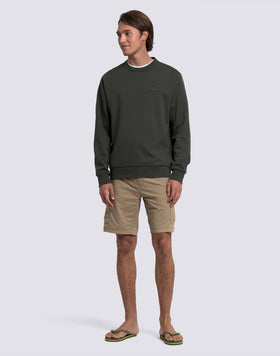 SUDADERA DE CUELLO REDONDO PARA HOMBRE DE ALBORNOZ DE ALGODÓN RECICLADO