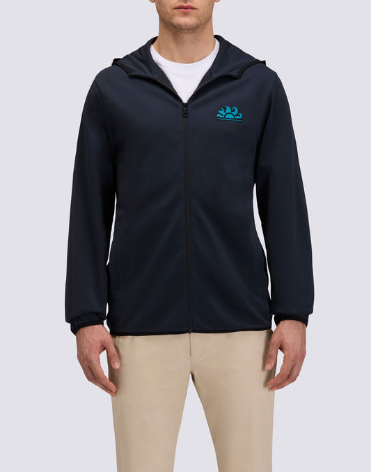 SUDADERA CON CAPUCHA DE ALGODÓN INTERLOCK RECICLADO