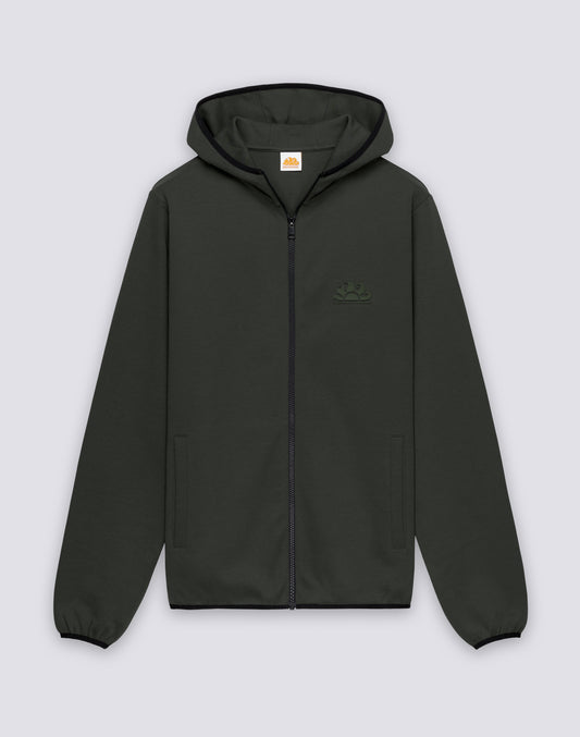 SUDADERA CON CAPUCHA DE ALGODÓN INTERLOCK RECICLADO