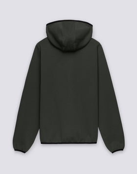 MEN'S HOODIE IN RECYCLED INTERLOCK COTTON