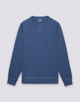 FELPA UOMO DEGARZATA A GIROCOLLO IN TINTO CAPO