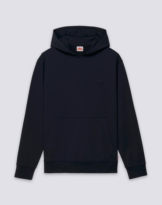 SUDADERA DE HOMBRE DESLIGADA CON CAPUCHA Y BOLSILLO CANGURO
