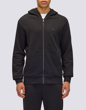 MEN'S HOODED SWEATSHIRT WITH CENTRAL ZIP