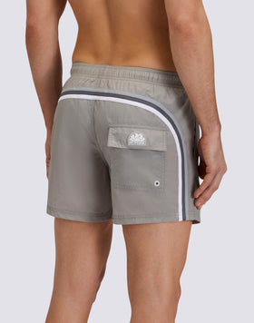 MAILLOT DE BAIN COURT À TAILLE ÉLASTIQUE CRINKLED