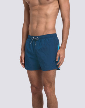 TRAJE DE BAÑO CORTO CINTURA ELÁSTICA ARRUGADA